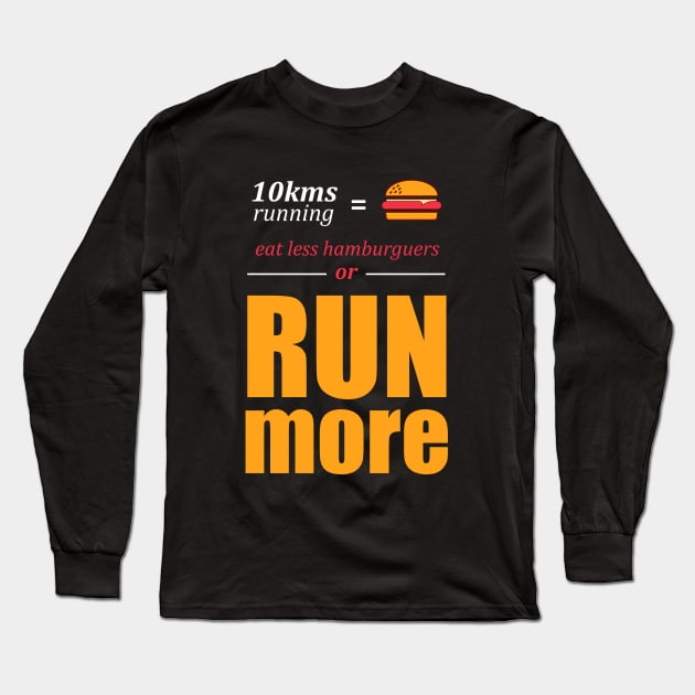 Runner's motivation Long Sleeve T-Shirt by APDesign